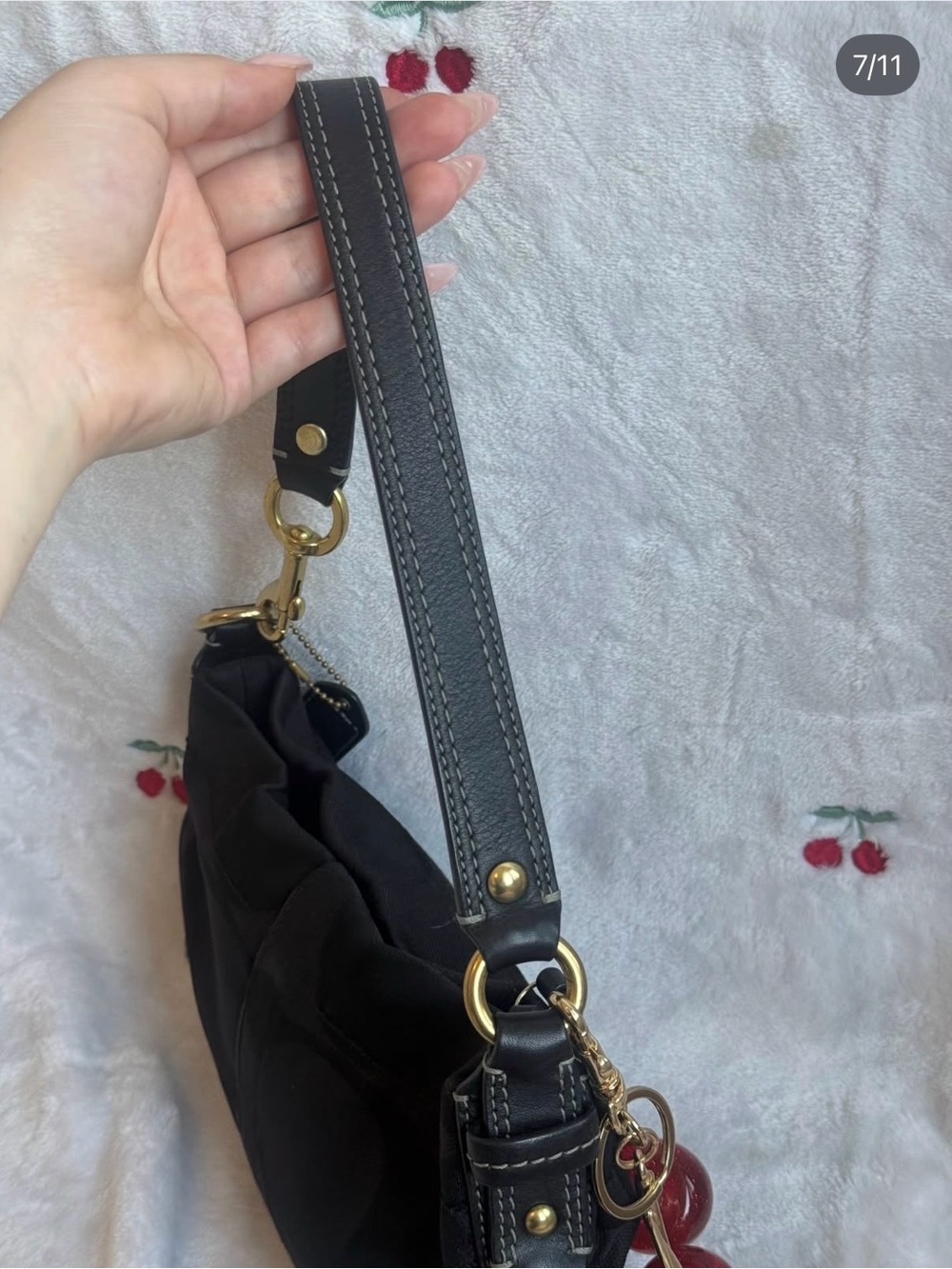 vintage coach mini carly in black - Picture 7 of 11
